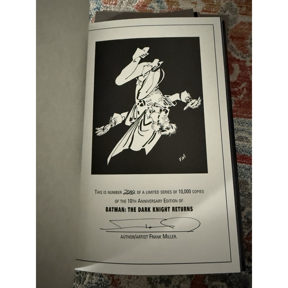 Batman Dark Knight Returns 10TH Ann Frank Miller Signed & Numbered Edition 1996 - Picture 4 of 5
